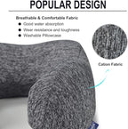 napfun Travel Pillow for Airplane, Premium Memory Foam Neck Pillow for Flight - Image 3
