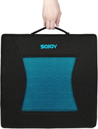 Sojoy Gel Seat Cushion, Portable Memory Foam Chair Seat Cushion - Image 2