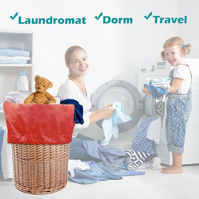 Heavy Duty Laundry Bag 2 Pack XL Nylon Laundry Bags - Image 5