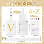 Personalized Initial Luggage Tags - Image 2