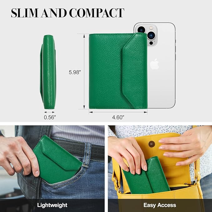 Leather Passport Holder Cover, Passport Book Holder, Rfid Blocking Travel - Image 2