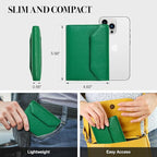 Leather Passport Holder Cover, Passport Book Holder, Rfid Blocking Travel - Image 2