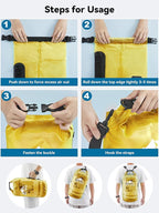 HEETA Dry Bag Waterproof for Women Men, 5L/10L/20L/30L/40L Roll Top Lightweight - Image 5