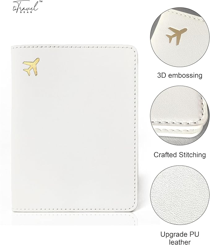 Passport Holder for Travel Essentials, RFID Blocking Passport Cover Case for - Image 5