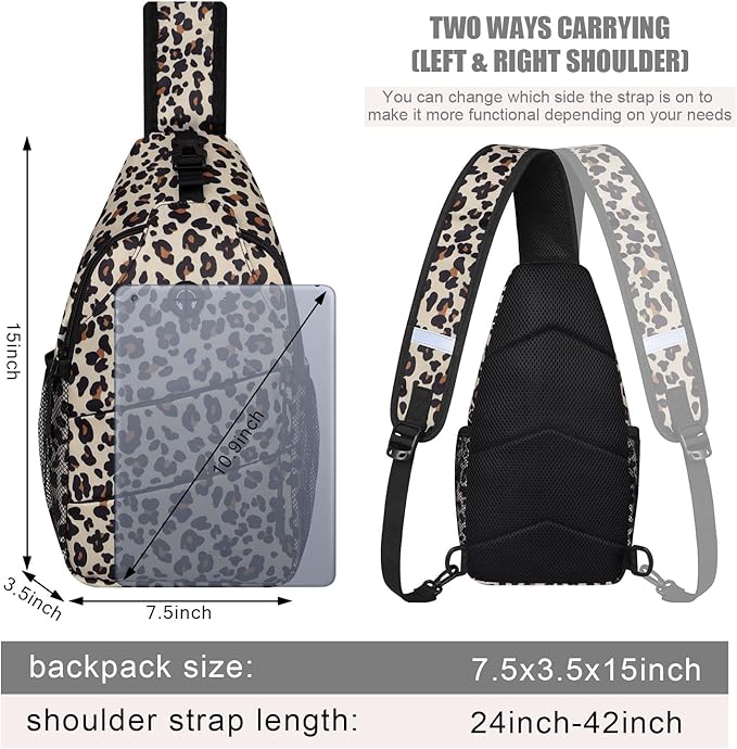 Crossbody Bags for Women Men Trendy Sling Bag Bakpack Casual Chest Bag - Image 2