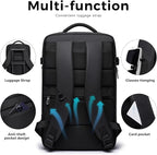 Travel Backpack for Men, 17.3 Inches Business Laptop Backpack Water-Resistant - Image 3