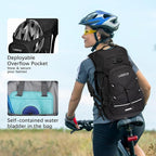 LARIPOP Hydration Backpack, 18L Hiking Backpack - Image 7