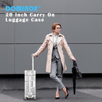 DOMINOX All Aluminum Carry On Luggage Hard Shell Luggage Aluminum Suitcase - Image 6