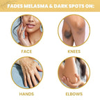 Lighten-Up Skin brightening Serum, 1 Fl oz / 30 ml, for Face, Armpits, Hands, Knees and Body, with Argan Oil and Shea Butter
