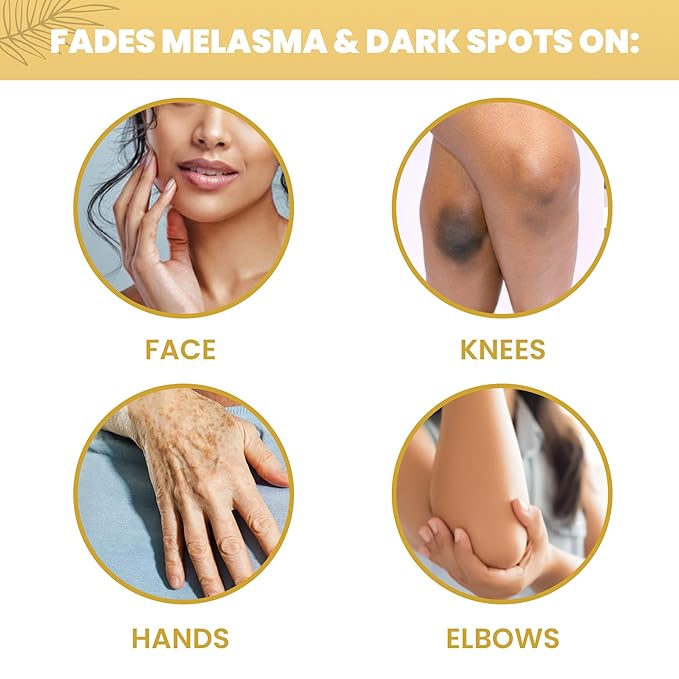 Lighten-Up Skin brightening Serum, 1 Fl oz / 30 ml, for Face, Armpits, Hands, Knees and Body, with Argan Oil and Shea Butter