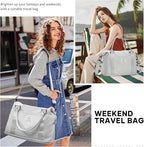 Travel Duffel Bag, Sports Tote Gym Bag, Shoulder Weekender Overnight Bag - Image 2