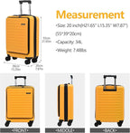 TydeCkare 20 Inch Carry On Luggage - Image 4