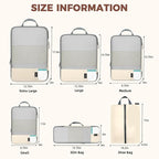 BAGAIL 6 Set/4 Set Lightweight Compression Packing Cubes - Image 4
