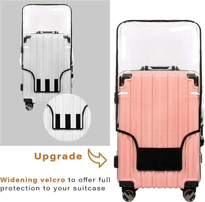 Clear PVC Suitcase Cover Protectors Transparent Luggage Covers Waterproof - Image 6
