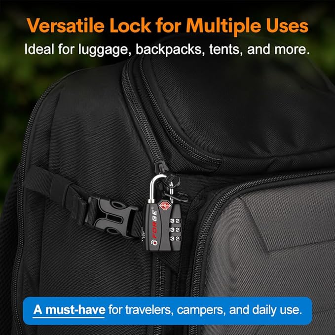 Forge TSA Approved Luggage Locks - Image 5