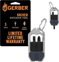 Gerber Gear Driver Keychain 5-in-1 Multitool, Clips to Pocket or Keychain by Gerber
