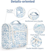 Narwey Hanging Toiletry Bag for Women Travel Makeup Bag Organizer Toiletries - Image 5