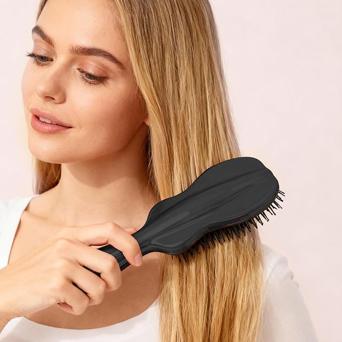 Detangling Hair Brush, Hair Styling Tools & Appliances for Natural/Wavy/Curly/Wet/Dry/Straight/Long Hair (Black)