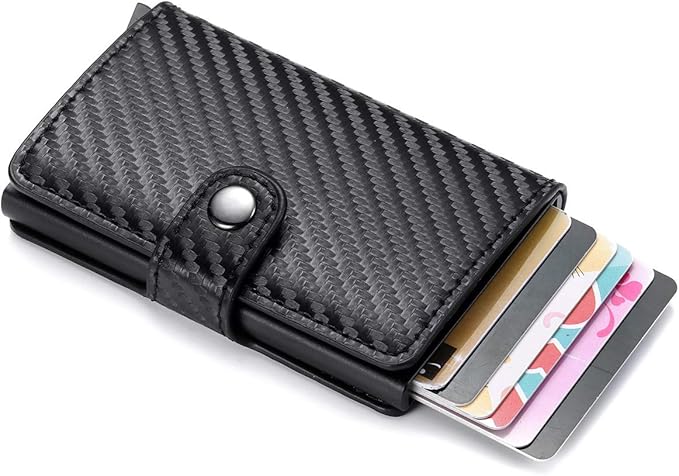 Card Holder, Men Credit Card Holder, Slim Card Case Front Pocket - Image 2