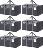 6 Pack Extra Heavy Duty Large Moving Bags by Fygrip