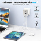 JMFONE International Power Plug Adapter, Universal Travel Adapter - Image 3