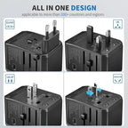EPICKA Universal Travel Adapter, International Power Adapter - Image 2