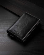 VULKIT Card Holder Pop Up Slim Wallet Leather RFID Blocking Card Case Up to 8 - Image 5