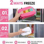 Freezable Lunch Bag for Work School Travel, Leak-Proof Small Lunch Bag - Image 2