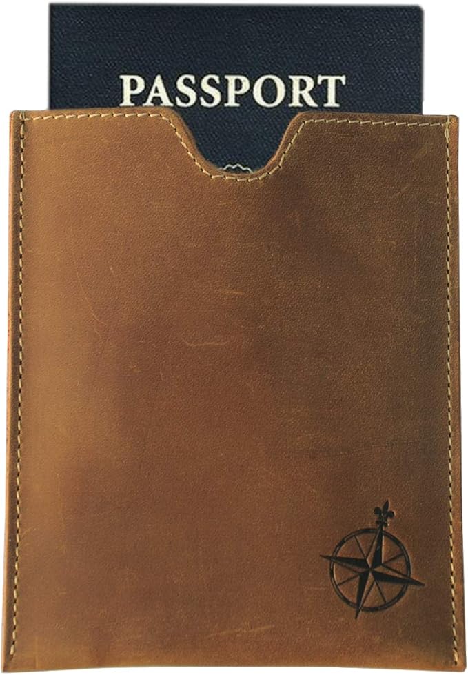 WANDERINGS Leather Passport Holder - Image 8