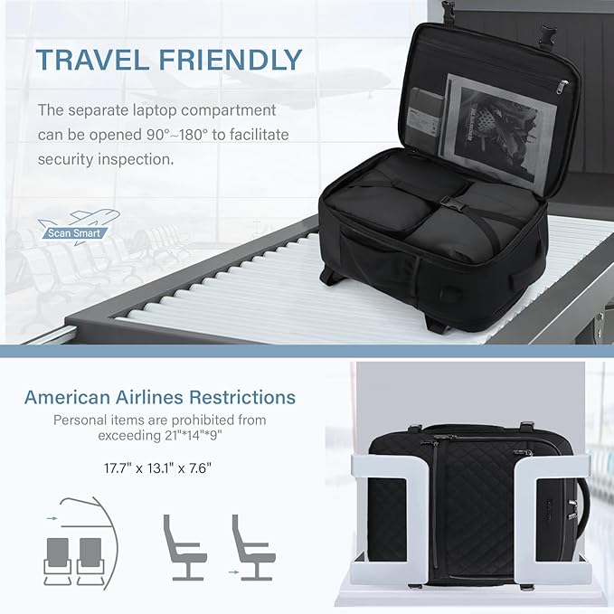 Travel Backpack, 30L Carry on Backpack - Image 4