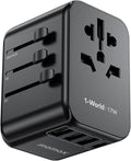 MOMAX European Travel Plug Adapter, Worldwide All in One Travel Adapter by MOMAX