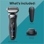 Braun Electric Shaver for Men, Series 7 7120s, Wet & Dry Shave, Turbo & Gentle - Image 6