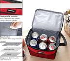 6 Can/5L Lunch Bag for Women Men Portable Lunch Box Small Cooler Bag Soft - Image 2