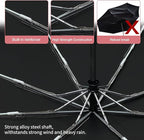 Color Glue Coating Sun Umbrella UV Protection Compact Folding Windproof - Image 4