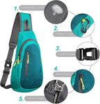TITECOUGO Small Sling Bag, Lightweight Crossbody Backpack - Image 5