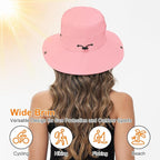 Sun Hats for Women Bucket Hat UV Protection Fishing Hat Wide Brim Safari Hats 2 - Image 4
