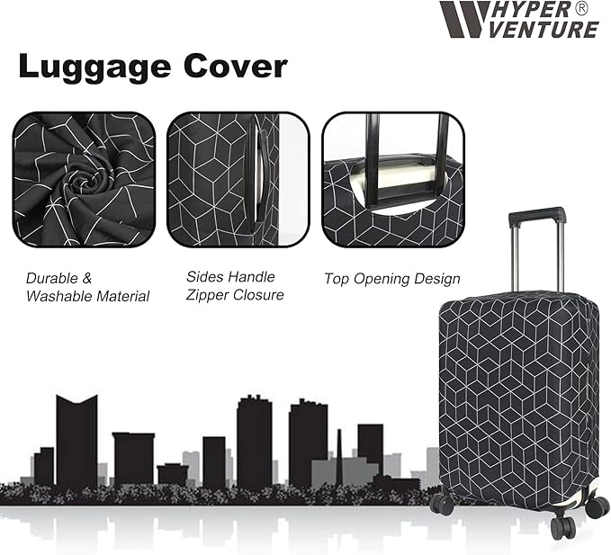 HYPER VENTURE Washable Luggage Cover - Image 2