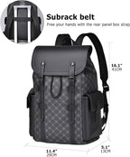 KingTo Laptop Backpack for Men Luxury Anti-Theft Travel Backpack Casual - Image 2