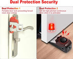 MBBEST Portable Door Lock & Door Stop Alarm, Dual Protection Security Devices - Image 2