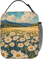 Daisy Flower Lunch Box for Kids Aldults, Nature Floral Reusable Thermal - Image 3