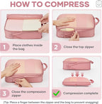 Veken 6/9/11 Set Compression Packing Cubes - Image 3