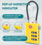 ANVIL TSA Approved Luggage Locks – High Security TSA008 Combination Travel Locks - Image 3