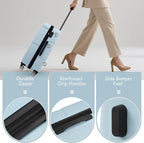 Merax Luggage Sets of 3 Piece Carry on Suitcase Airline Approved, Hardcase - Image 4