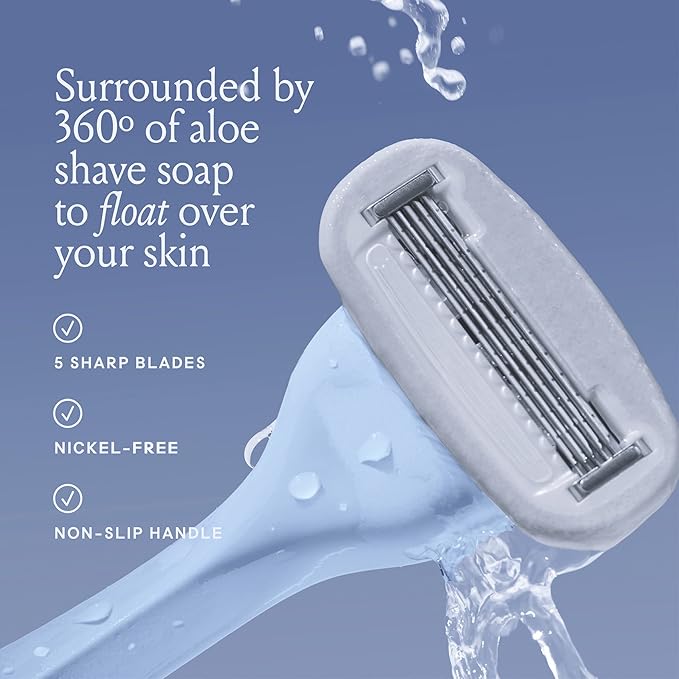 Billie Razors for Women Shave Kit – Women’s Razor + 4 x 5-Blade Razor Refills + - Image 3