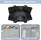 Carry on luaggage 22x14x9 Airlines Approved Foldable Carry on Bag Travel Duffel - Image 3