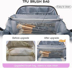 Travel Makeup Bag Organizer Cosmetic Bag: 3 Pcs Set Make up Bags - Image 3