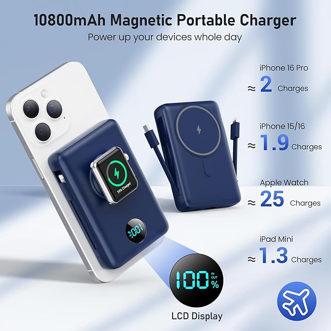 Magnetic Portable Charger for iPhone - Image 2