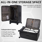 29 Inch Aluminum Checked Luggage - Image 2