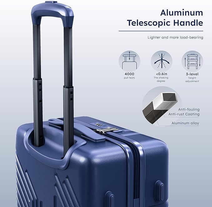 ALPHA CAMP 20-inch Carry On Luggage Airline Approved - Image 5