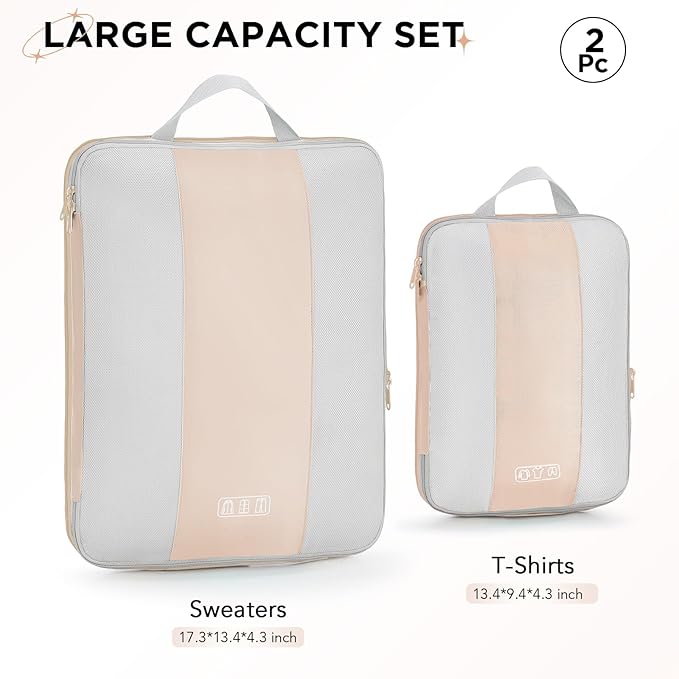 2 Set Compression Packing Cubes - Image 2